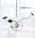 Axyaa Angel Glass Vase for Living Room Decor with Hanging Hydroponic Flowers