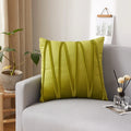 Axyaa Plush Velvet Striped Cushion Cover for Stylish Home Decor