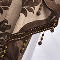 Axyaa European Jacquard Short Curtain for Elegant Home Decor