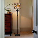 Axyaa LED Floor Lamp with Full Spectrum Light & Fabric Lampshade
