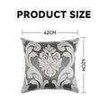Axyaa European Jacquard Pillowcase 45x45cm - High Quality Sofa Cushion Cover