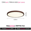 Axyaa Modern Simple LED Ceiling Lamp Ultra-Thin Eye Protection for Bedroom Balcony Study