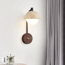 Axyaa White Glass LED Wall Lamps with Switch for Bathroom Mirror, Stair Light