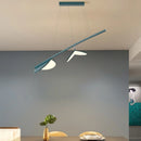 Axyaa LED Pendant Lamp: Adjustable Art Chandelier for Home Decor Lighting