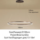 Axyaa Modern LED Pendant Chandelier for Living Room Restaurant Bedroom Lighting