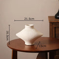Axyaa Coarse Pottery Vase: Aesthetic Room Decor for Flowers, Plant Pot or Ornaments