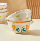 Axyaa 5-Inch Ceramic Rice Bowl - Household Tableware Small Bowl