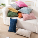 Axyaa Chenille Throw Pillow Covers 18x18 inch – Soft Farmhouse Style for Home Decor