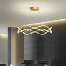 Axyaa Wave Pendant Lights: Modern Nordic Chandeliers for Dining, Bar, and Home Decor