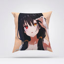 Axyaa Kurumi Pillowcases 45x45 Decorative Sofa Covers Anime Bedding Decor