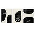 Islamic Arabic Calligraphy Canvas Paintings Black Abstract Wall Art Axyaa Bedroom Decor