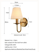 Axyaa Modern European Style E14 Wall Lamp for Bedroom, Living Room, Hotel, Office