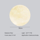 Axyaa Nordic Moon LED Floor Lamp PE Material Modern Design for Bedroom Living Room