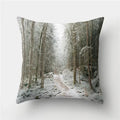 Axyaa Tropical Green Plant Tree Leaves Flower Cushion Cover 45X45CM