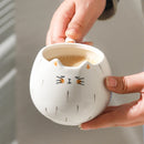 Axyaa Cat-Shaped Ceramic Cup Set for Tea, Coffee, and Milk