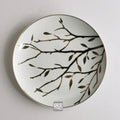 Axyaa Sakura Set Plate Black White Wall Decoration Hanging Plate Coffee Living Room