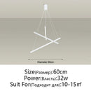 Axyaa LED Chandelier for Stair Hall Bedroom Room, Modern Indoor Lighting Fixture