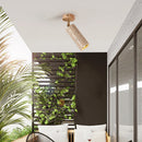 Axyaa Yellow Stone LED Ceiling Light for Balcony and Bedroom