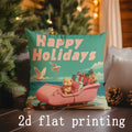 Axyaa Holiday Pillow Covers: Festive Decor for Sofa, Bedroom, Car
