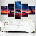 Axyaa Scenery Canvas Wall Art Landscape Nature Painting Interior Decor Framework
