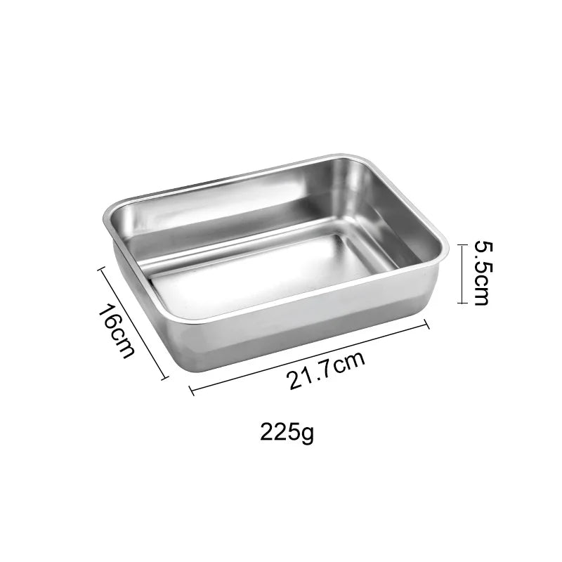Stainless Steel Barbecue Tray Organizer by Axyaa