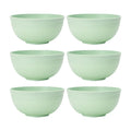 Axyaa Light Green Cereal Bowl Set for Dining, Desserts, and Camping