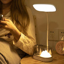 Axyaa LED Desk Lamp for Dormitory Bedroom with Eye Protection and USB Charging