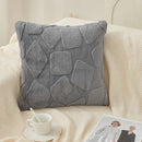 Axyaa Plush Pillowcase Cojines Solid Color Cushion Covers 45x45cm