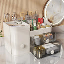 Axyaa Makeup Organizer: Large Capacity Storage Box for Cosmetics and Stationery