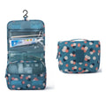 Axyaa Travel Cosmetic Bag: Waterproof Toiletry Washbag with Hanging Hook, Large Capacity.