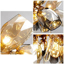 Axyaa Glass Designer Chandeliers - Modern, Creative Home Decor Lighting for Living Room & Staircase