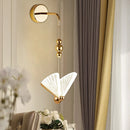 Nordic Butterfly Wall Lamp for Bedroom Living Room by Axyaa