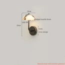 Axyaa Marble Glass LED Wall Light for Home Decor