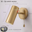 Axyaa Nordic Wall Lamp LED Spot Light for Bedroom, Modern Minimalist Design
