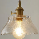 Axyaa Copper Glass LED Pendant Lamp for Home Decor & Lighting