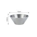 Axyaa Double Layer V-Shaped Stainless Steel Salad Bowl Soup Bowls