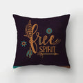 Axyaa Cartoon Dogs Feather Print Pillowcase Home Decor Sofa Seat Cushion Cover