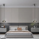 Axyaa Glass Pendant Light: Minimalist Chandelier for Dining Room, Bedroom, or Restaurant