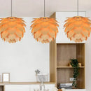 Axyaa Wooden Pendant Light: Nordic Style Solid Wood Bedroom Lamp