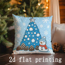Christmas-themed Decorative Pillow Covers by Axyaa for Sofa, Bedroom & Car