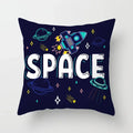 Axyaa Astronaut Theme Polyester Pillowcase Sofa Chair Cover 45x45cm