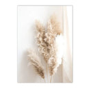 Pampas Grass Canvas Painting Poster by Axyaa - Scandinavian Art for Living Room
