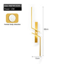 Axyaa Black Gold LED Wall Lamp Up&Down Sconce Lighting