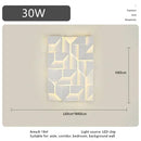 Axyaa Geometric Shadow Metal Sconce Light for Living Room Bedroom & Aisle