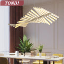 Axyaa LED Chandelier: Modern Nordic Design for Living, Dining, Kitchen, Office Ceiling Decor