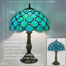 Axyaa Glass Table Lamp LED Luxury for Living Room Bedroom Villa Hotel