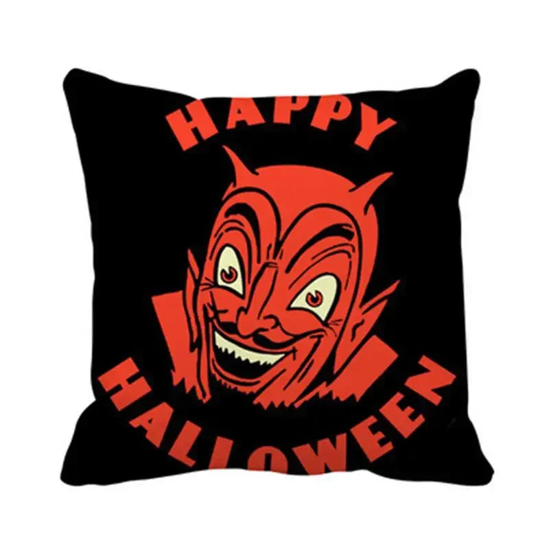 Halloween Cartoon Pumpkin Bat Ghost Pillowcase for Axyaa Home Decoration