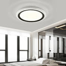 Axyaa LED Ring Ceiling Light: Modern Indoor Bedroom Dining Room Lighting Luster