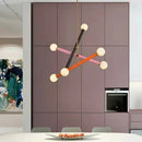 Axyaa Macaron Color Pendant Light: Modern, Personalized LED for Bedroom, Living Room, Dining, Bar