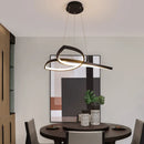 Axyaa LED Clover Flower Chandelier for Living Room Dining Room Bedroom Lighting